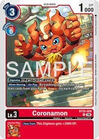 Coronamon - Dual Revolution - Digimon Card Game card