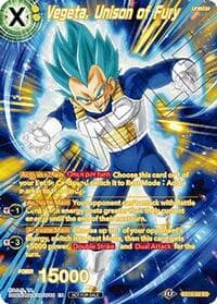 Vegeta, Unison of Fury (Premium Alt-Art Set 2026 Vol.1) - Tournament Promotion Cards - Dragon Ball Super: Masters card