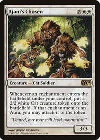 Ajani's Chosen - Magic 2014 (M14) - Magic: The Gathering card