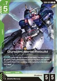 Gundam Aerial Rebuild (GD04 Release Event) - Gundam Promotional Cards - Gundam Card Game card
