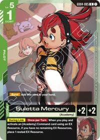 Suletta Mercury (GD04 Release Event) - Gundam Promotional Cards - Gundam Card Game card