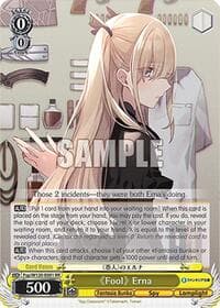 "Fool" Erna - Fujimi Fantasia Bunko Vol.2 - Weiss Schwarz card