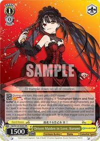 Driven Maiden in Love, Kurumi - Fujimi Fantasia Bunko Vol.2 - Weiss Schwarz card