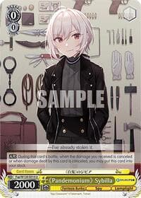 "Pandemonium" Sybilla - Fujimi Fantasia Bunko Vol.2 - Weiss Schwarz card