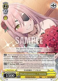 Mischievousness...? Annette - Fujimi Fantasia Bunko Vol.2 - Weiss Schwarz card