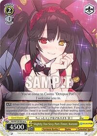 Slightly Too Sexy Part-Timer, Kurumi - Fujimi Fantasia Bunko Vol.2 - Weiss Schwarz card