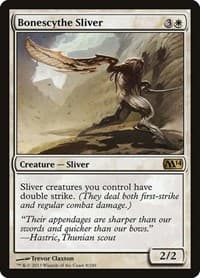 Bonescythe Sliver - Magic 2014 (M14) - Magic: The Gathering card