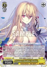 Founder's Bloodline, Aliceliese - Fujimi Fantasia Bunko Vol.2 - Weiss Schwarz card