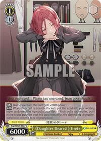 "Daughter Dearest" Grete - Fujimi Fantasia Bunko Vol.2 - Weiss Schwarz card
