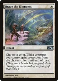 Brave the Elements - Magic 2014 (M14) - Magic: The Gathering card
