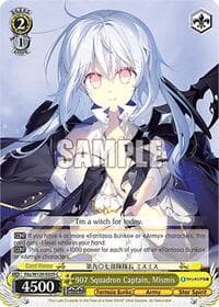 907 Squadron Captain, Mismis - Fujimi Fantasia Bunko Vol.2 - Weiss Schwarz card