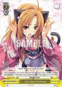 Cat Nun Costume - Fujimi Fantasia Bunko Vol.2 - Weiss Schwarz card