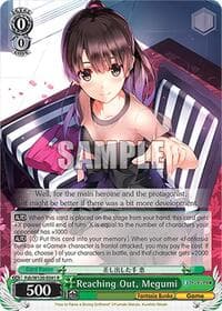 Reaching Out, Megumi - Fujimi Fantasia Bunko Vol.2 - Weiss Schwarz card