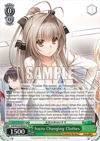 Isuzu Changing Clothes - Fujimi Fantasia Bunko Vol.2 - Weiss Schwarz card