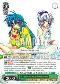 As a Friend and Ally, Kaname & Teletha - Fujimi Fantasia Bunko Vol.2 - Weiss Schwarz card