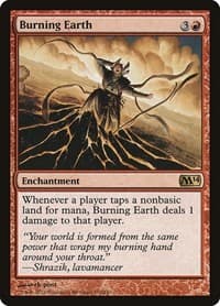 Burning Earth - Magic 2014 (M14) - Magic: The Gathering card