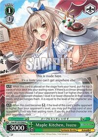 Maple Kitchen, Isuzu - Fujimi Fantasia Bunko Vol.2 - Weiss Schwarz card
