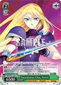 Swordsman Clan, Ferris - Fujimi Fantasia Bunko Vol.2 - Weiss Schwarz card