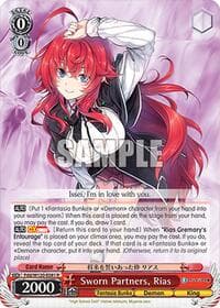 Sworn Partners, Rias - Fujimi Fantasia Bunko Vol.2 - Weiss Schwarz card