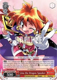 Lina the Dragon Spooker - Fujimi Fantasia Bunko Vol.2 - Weiss Schwarz card