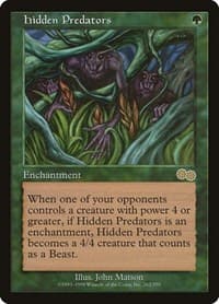 Hidden Predators - Urza's Saga - Magic: The Gathering card