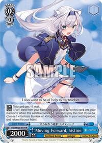 Moving Forward, Sistine - Fujimi Fantasia Bunko Vol.2 - Weiss Schwarz card