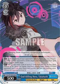 God-Killing Hero, Takahashi - Fujimi Fantasia Bunko Vol.2 - Weiss Schwarz card