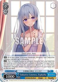 Seductive Cuteness, Euphyllia - Fujimi Fantasia Bunko Vol.2 - Weiss Schwarz card
