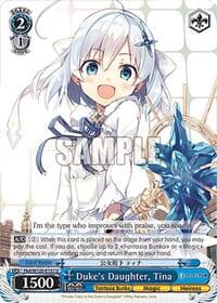 Duke's Daughter, Tina - Fujimi Fantasia Bunko Vol.2 - Weiss Schwarz card