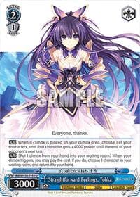 Straightforward Feelings, Tohka - Fujimi Fantasia Bunko Vol.2 - Weiss Schwarz card