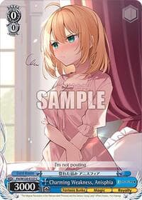Charming Weakness, Anisphia - Fujimi Fantasia Bunko Vol.2 - Weiss Schwarz card