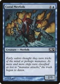 Coral Merfolk - Magic 2014 (M14) - Magic: The Gathering card