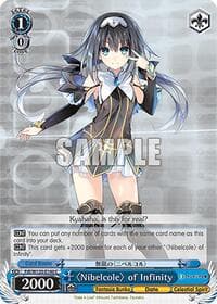 "Nibelcole" of Infinity - Fujimi Fantasia Bunko Vol.2 - Weiss Schwarz card