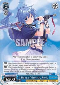 Signs of Growth, Re=L - Fujimi Fantasia Bunko Vol.2 - Weiss Schwarz card