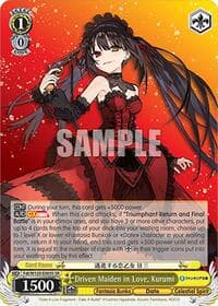 Driven Maiden in Love, Kurumi (SR) - Fujimi Fantasia Bunko Vol.2 - Weiss Schwarz card