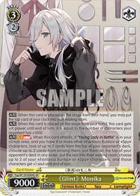 "Glint" Monika (SR) - Fujimi Fantasia Bunko Vol.2 - Weiss Schwarz card