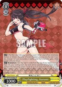Playfighting, Kurumi (SR) - Fujimi Fantasia Bunko Vol.2 - Weiss Schwarz card