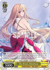 My Rival, Aliceliese (SR) - Fujimi Fantasia Bunko Vol.2 - Weiss Schwarz card