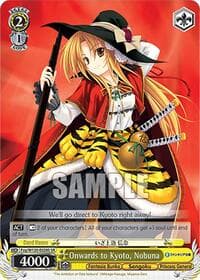 Onwards to Kyoto, Nobuna (SR) - Fujimi Fantasia Bunko Vol.2 - Weiss Schwarz card