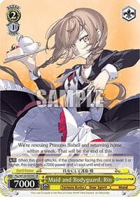 Maid and Bodyguard, Rin (SR) - Fujimi Fantasia Bunko Vol.2 - Weiss Schwarz card