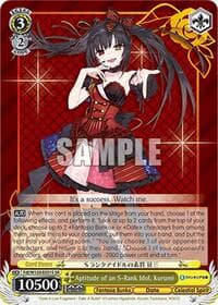 Aptitude of an S-Rank Idol, Kurumi (SR) - Fujimi Fantasia Bunko Vol.2 - Weiss Schwarz card