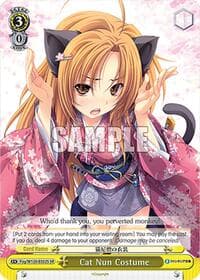 Cat Nun Costume (SR) - Fujimi Fantasia Bunko Vol.2 - Weiss Schwarz card