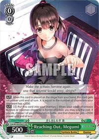 Reaching Out, Megumi (SR) - Fujimi Fantasia Bunko Vol.2 - Weiss Schwarz card