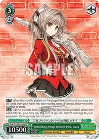 Rebuilding Amagi Brilliant Park, Isuzu (SR) - Fujimi Fantasia Bunko Vol.2 - Weiss Schwarz card