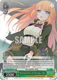 Burning Desire for Revenge, Ouka (SR) - Fujimi Fantasia Bunko Vol.2 - Weiss Schwarz card