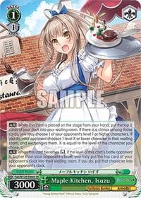 Maple Kitchen, Isuzu (SR) - Fujimi Fantasia Bunko Vol.2 - Weiss Schwarz card