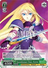 Swordsman Clan, Ferris (SR) - Fujimi Fantasia Bunko Vol.2 - Weiss Schwarz card