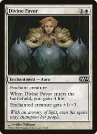 Divine Favor - Magic 2014 (M14) - Magic: The Gathering card