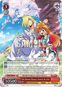 The Demon Slayers, Gourry & Lina (SR) - Fujimi Fantasia Bunko Vol.2 - Weiss Schwarz card