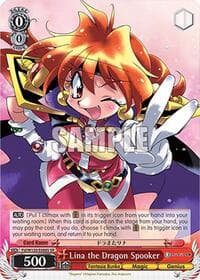 Lina the Dragon Spooker (SR) - Fujimi Fantasia Bunko Vol.2 - Weiss Schwarz card